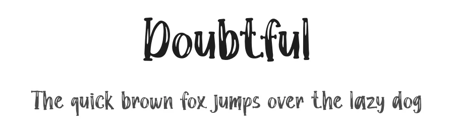 Doubtful