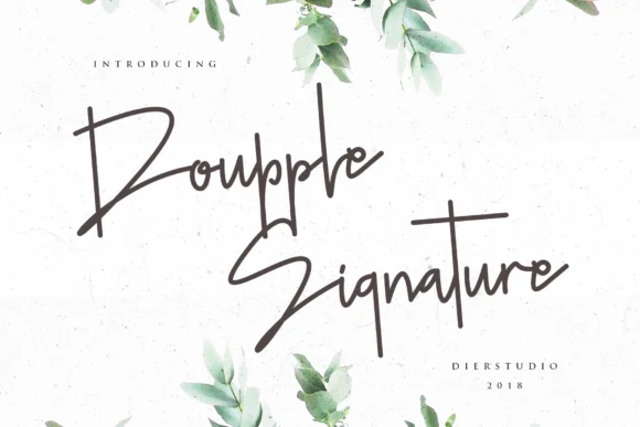 Doupple Font by Dierstudio — Script Handwritten Font
