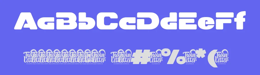 Dovens by twinletter — Display Font — thumbnail 3