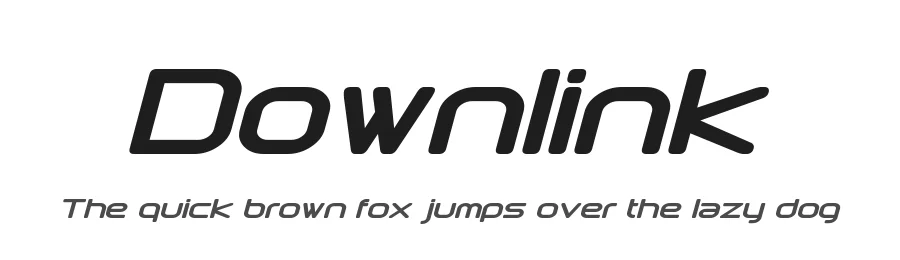 Downlink by Pixel Sagas — Display Font