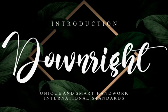 Downright Font by Misterletter.co — Script Handwritten Font
