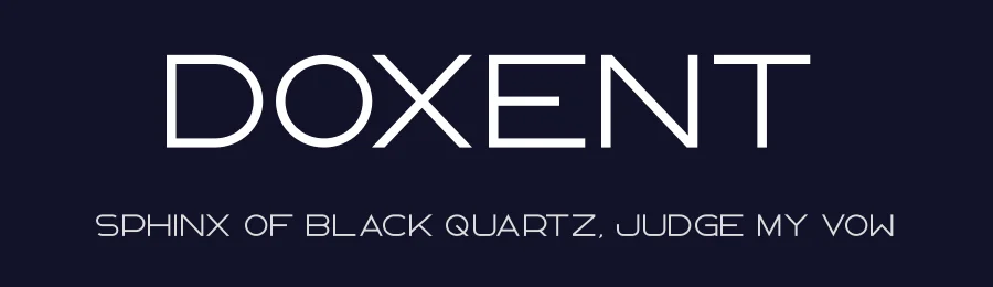 Doxent by Slide Shoot Type — Sans Serif Font — thumbnail 2
