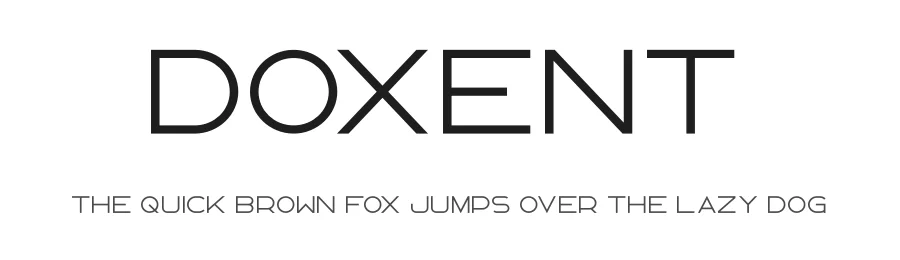 Doxent by Slide Shoot Type — Sans Serif Font