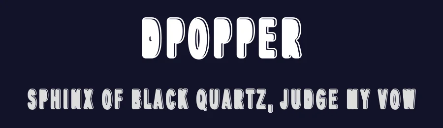 dPopper by ipassas design — Decorative Font — thumbnail 2
