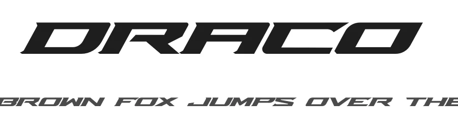 Draco by Athaya โ Display Font
