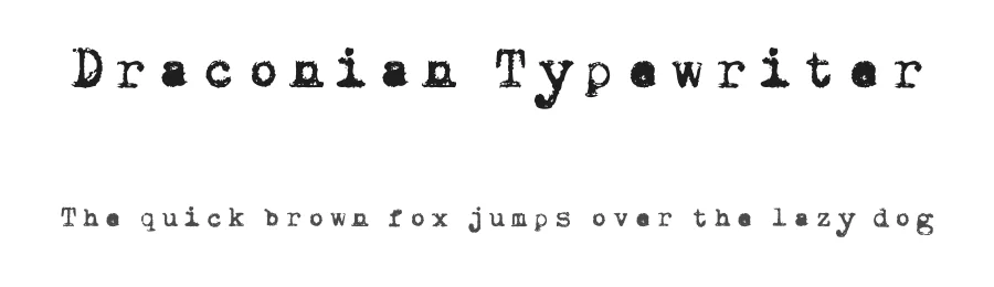 Draconian Typewriter