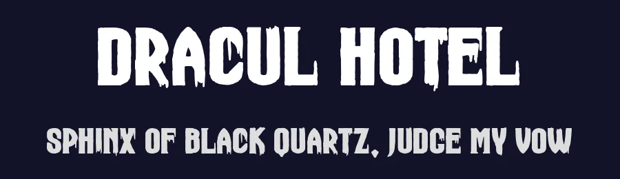 Dracul Hotel by Woodcutter — Decorative Font — thumbnail 2
