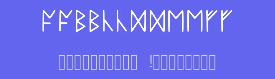 Dragonscript Runes by Rebecca Shusatck — Dingbats Font — thumbnail 3