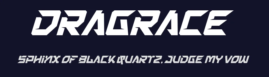 Dragrace by Namara Creative — Display Font — thumbnail 2