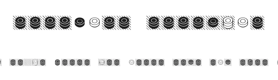 Draughts Ultrecht — Dingbats Font