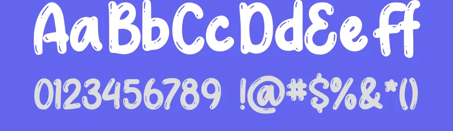 Draw me the Rainbow by Cat.B — Decorative Font — thumbnail 3