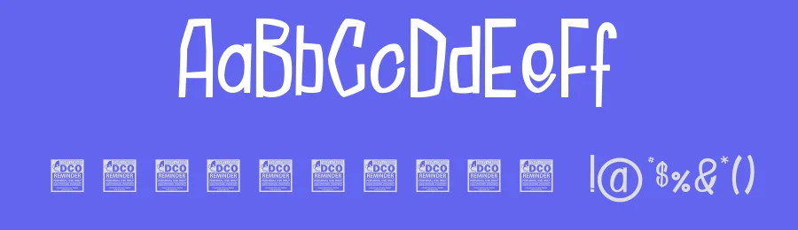 Dr Cucumber by dcoxy - Greg Medina — Decorative Font — thumbnail 3