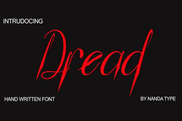 Dread Font by Nandatype — Script Handwritten Font