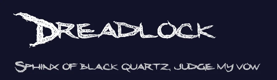 Dreadlock by Patricio Zambra — Decorative Font — thumbnail 2