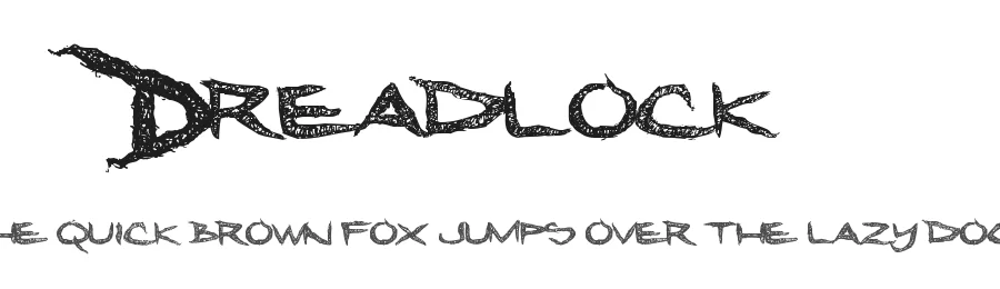 Dreadlock by Patricio Zambra — Decorative Font
