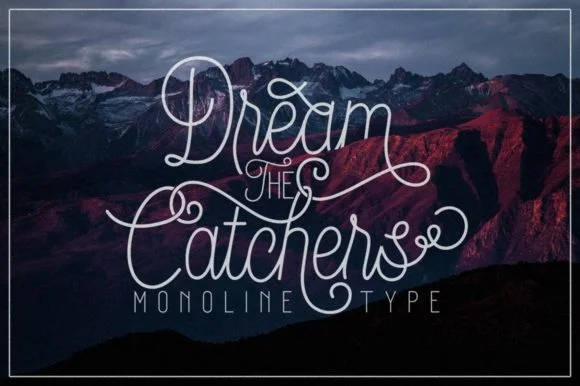 Dream Catchers Font by uncurve โ Script Handwritten Font