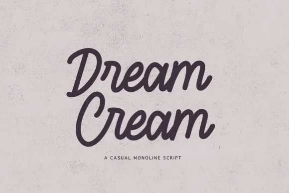 Dream Cream Font by Typia Nesia — Script Handwritten Font