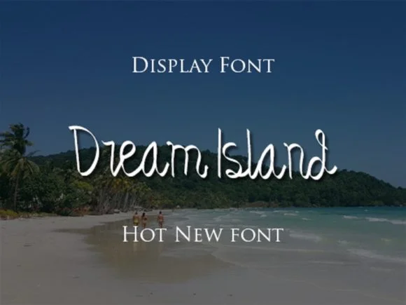 Dream Island Font by rangkaiaksara — Script Handwritten Font