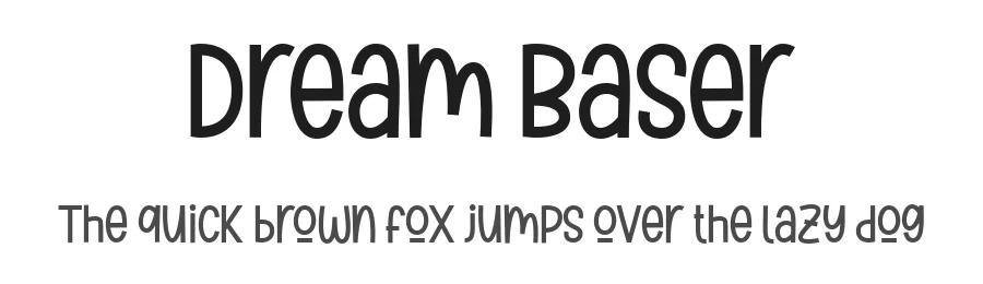 Dream Baser by Typebae Foundry — Decorative Font