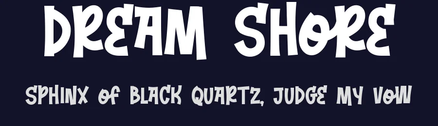 Dream Shore by DM Letter Studio - Dimas Prasetyo — Decorative Font — thumbnail 2