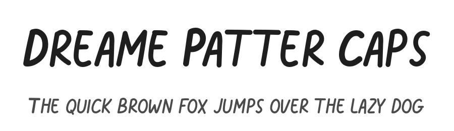 Dreame Patter Caps by Viswell Studio — Decorative Font