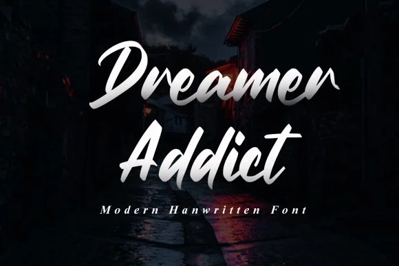 Dreamer Addict Font by FatmaStudio — Script Handwritten Font