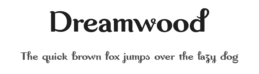 Dreamwood by Herofonts — Decorative Font