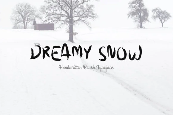 Dreamy Snow Font by Shattered Notion — Script Handwritten Font