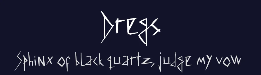 Dregs by Dregs — Script Handwritten Font — thumbnail 2