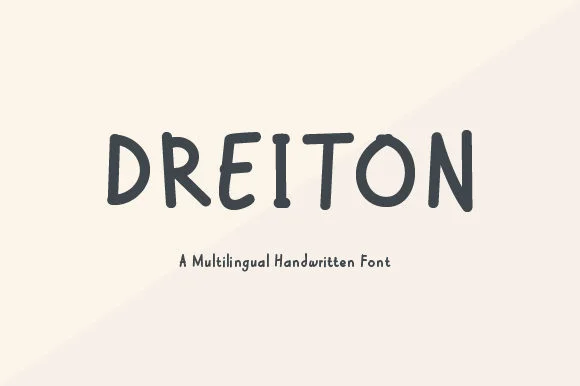 Dreiton Font by Dasukreation — Script Handwritten Font