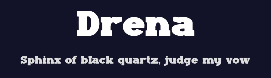 Drena by Gilang Ternadho — Decorative Font — thumbnail 2