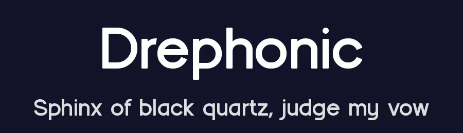 Drephonic by UI Creative — Sans Serif Font — thumbnail 2