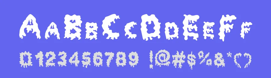 Dripping Horror by Said Zuzawarsyah — Decorative Font — thumbnail 3