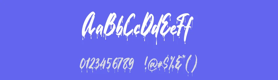 Drippy Message by Colllab Studio — Decorative Font — thumbnail 3