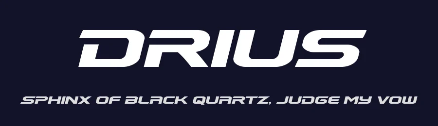 Drius by Iconian Fonts — Display Font — thumbnail 2