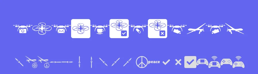 Drone Attack by Studio Dot by dot — Dingbats Font — thumbnail 3