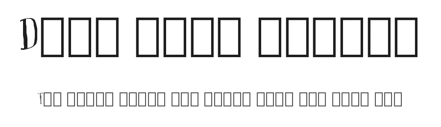 Drop your anchor by Jeremy Dixon — Decorative Font