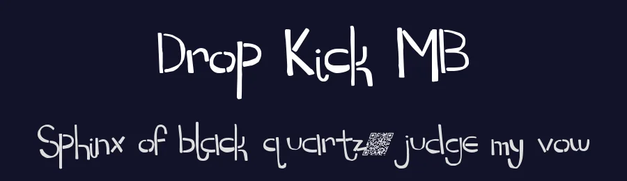 Drop Kick MB by Xerographer Fonts — Decorative Font — thumbnail 2