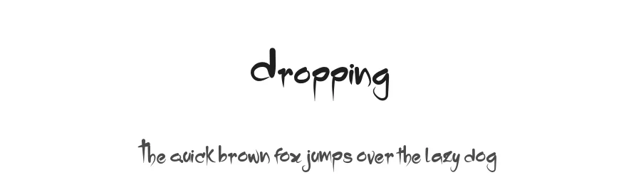 Dropping