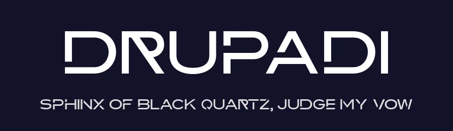 Drupadi by Creative Media Lab — Display Font — thumbnail 2