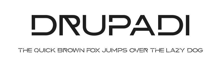 Drupadi by Creative Media Lab — Display Font