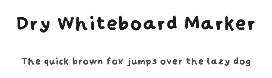 Dry Whiteboard Marker
