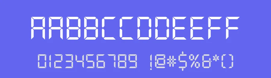 DS-Digital by Dusit Supasawat — Display Font — thumbnail 3