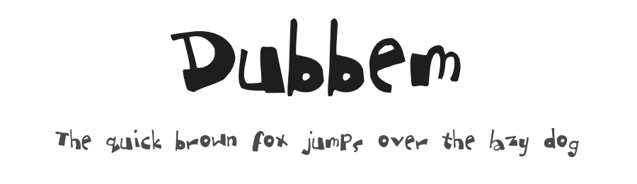 Dubbem by Uddi Uddi — Decorative Font