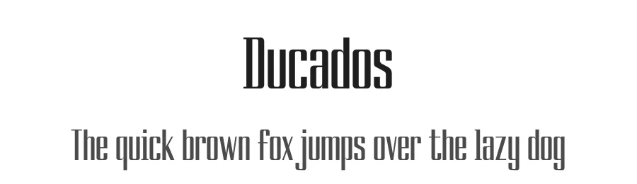 Ducados by Rafael Ferran i Peralta — Sans Serif Font