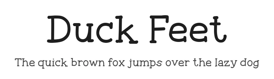 Duck Feet