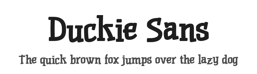 Duckie Sans