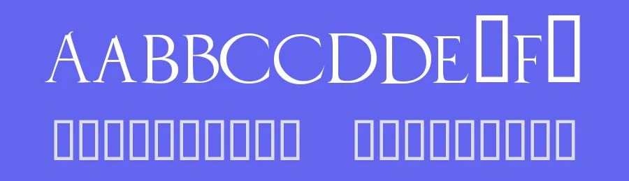 Duerer Latin by L'Abecedarienne — Decorative Font — thumbnail 3