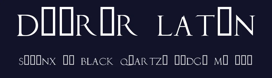 Duerer Latin by L'Abecedarienne — Decorative Font — thumbnail 2