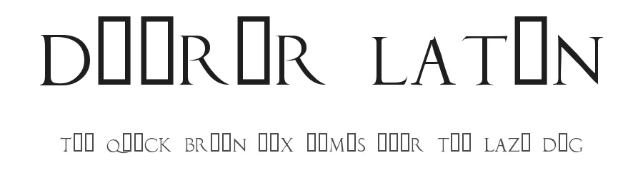 Duerer Latin